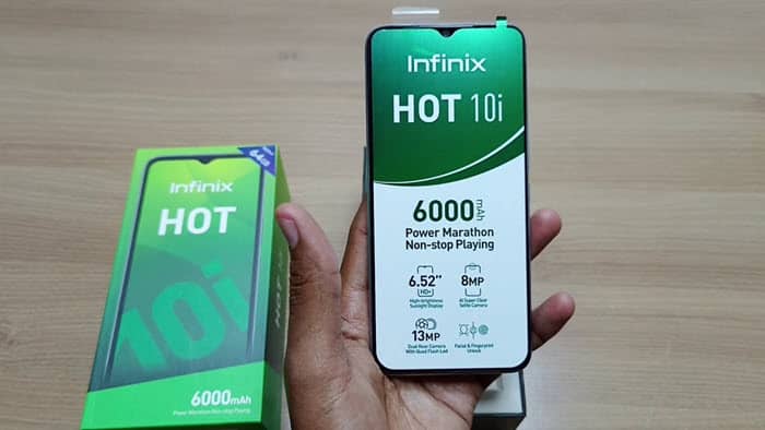 عيوب Infinix Hot 10i
