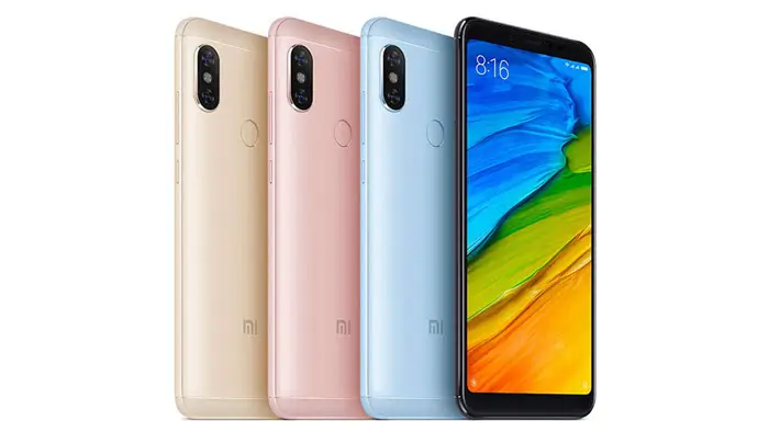 ألوان هاتف Xiaomi Redmi Note 5