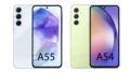 مقارنة بين سامسونج Galaxy A55 و Galaxy A54