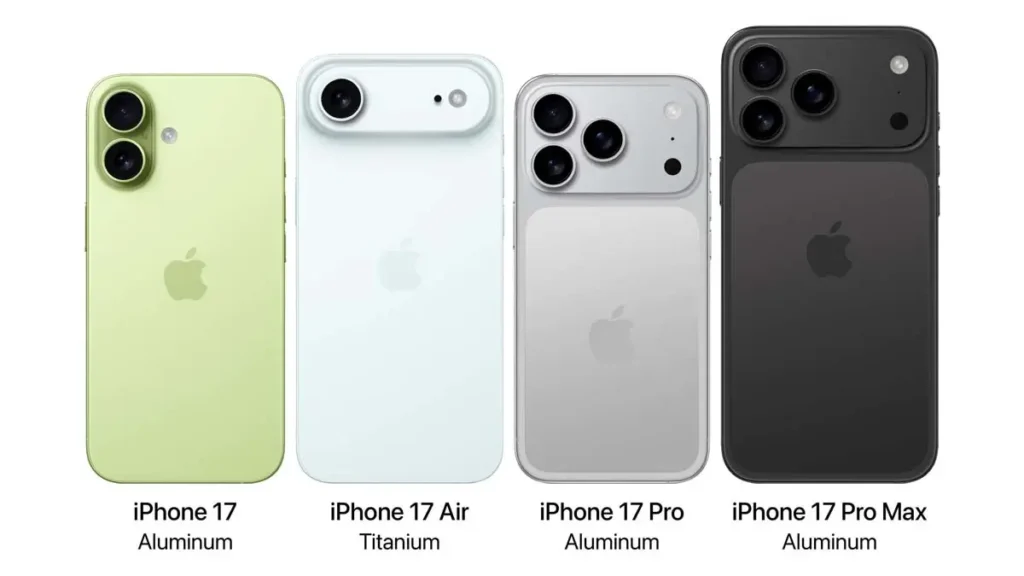 ألوان iPhone 17
