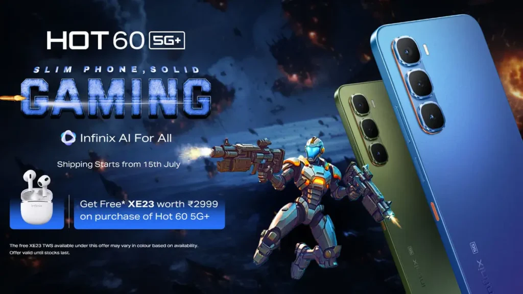 انفنكس تطلق هاتف Hot 60 5G