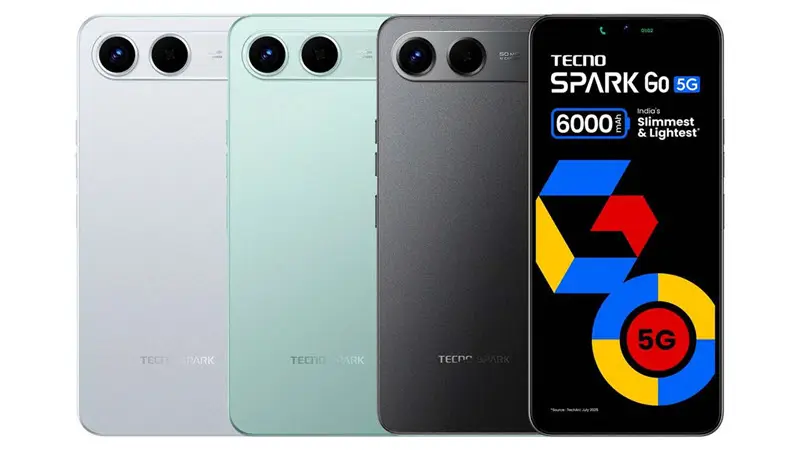 الوان هاتف Spark Go 5G