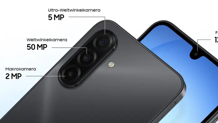 ثلاث كاميرات خلفية