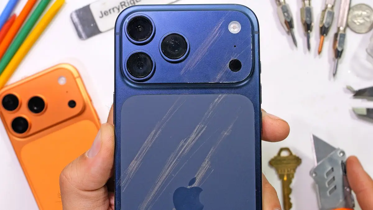 اختبار المتانة يؤكد أن هواتف iPhone 17 Pro معرضة للخدش بسهولة