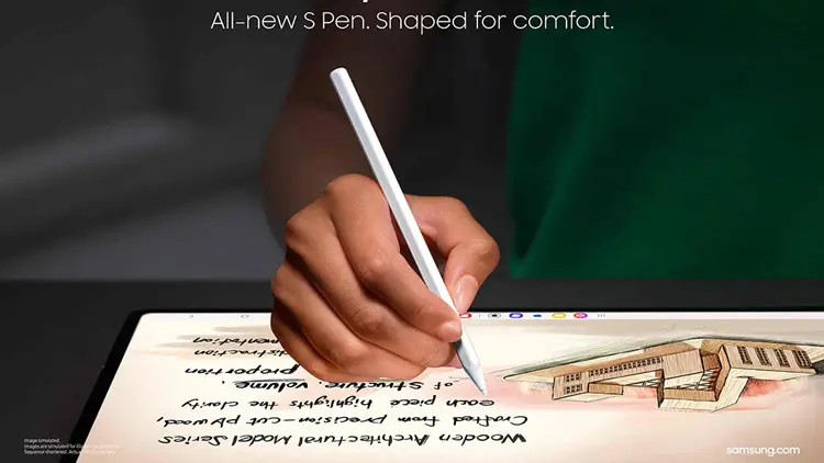 استخدام قلم S Pen مع تاب S11 الترا