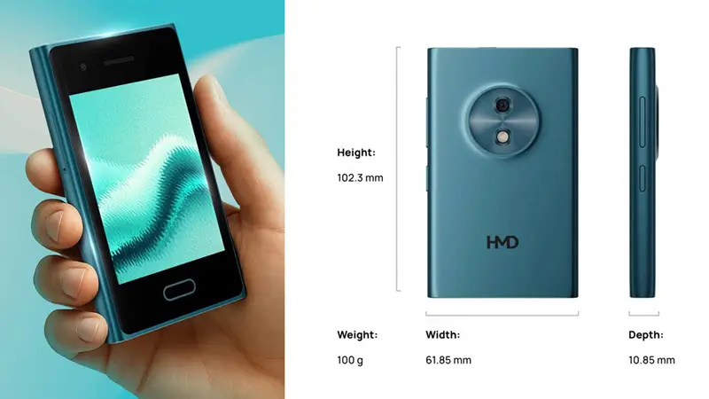 أبعاد HMD Touch 4G