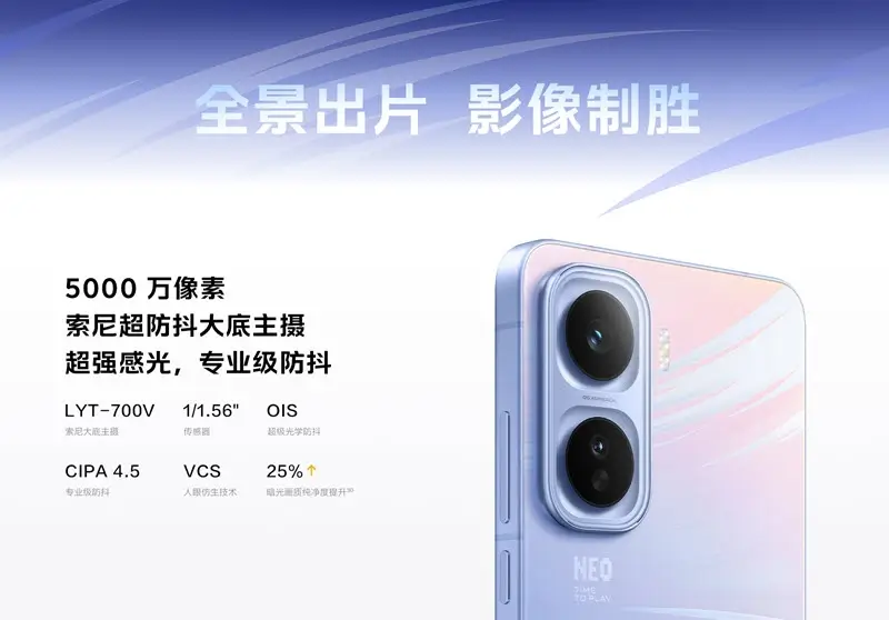 كاميرا أساسية 50MP Sony LYT700V