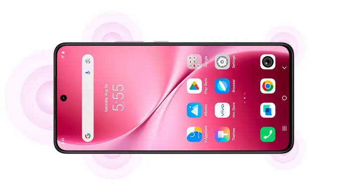 شاشة فيفو V60 لايت 5G