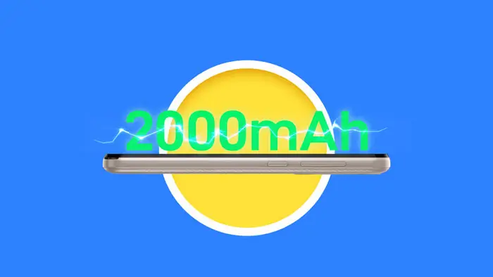 بطارية بسعة 2000 مللي أمبير
