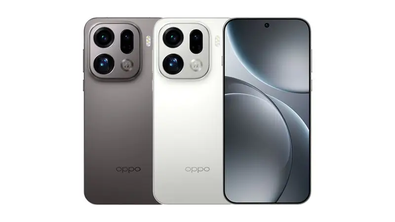 الألوان الرسمية لهاتف أوبو فايند اكس 9 برو