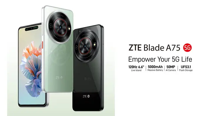 مواصفات هاتف زد تي إي بليد A75 5G