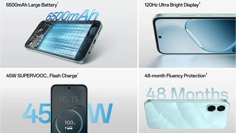 مزايا هاتف أوبو A6x