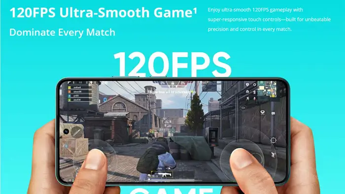 شاشة اموليد 6.67 بوصة