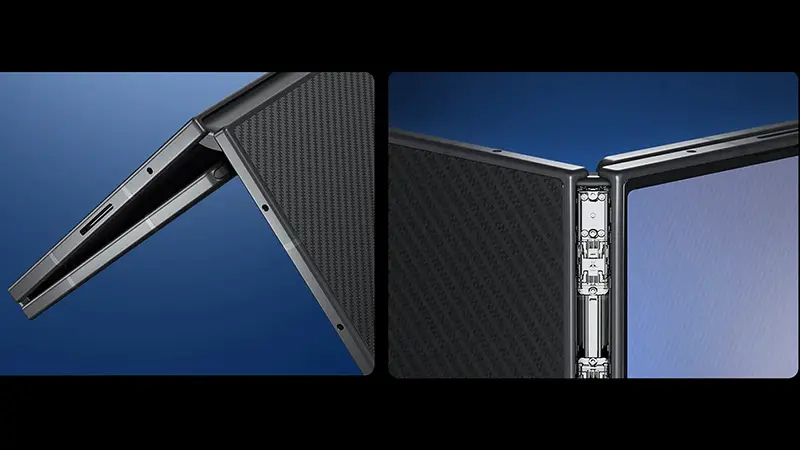 طريقة طي الجهاز للداخل