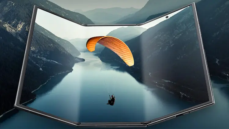 شاشة سامسونج تراي فولد الداخلية