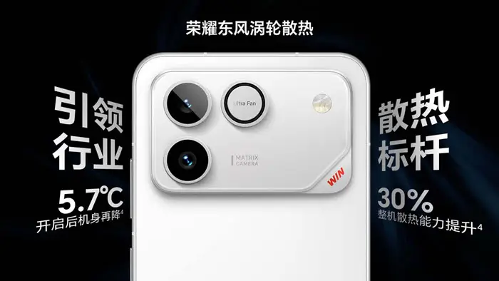 مروحة تبريد مدمجة في إطار الكاميرات