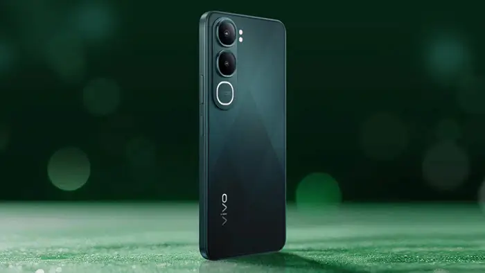 اللون الأخضر لهاتف فيفو Y21d