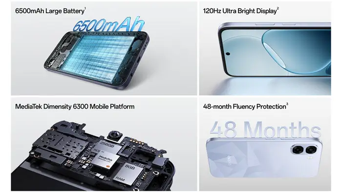 مواصفات اوبو A6t 5G