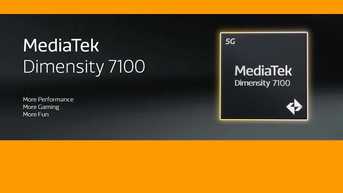 ميدياتك تكشف عن معالج Dimensity 7100 بدعم 5G وكاميرات حتى 200MP