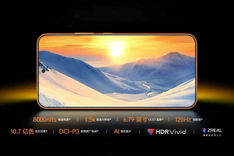 شاشة اموليد 6.79 بوصة