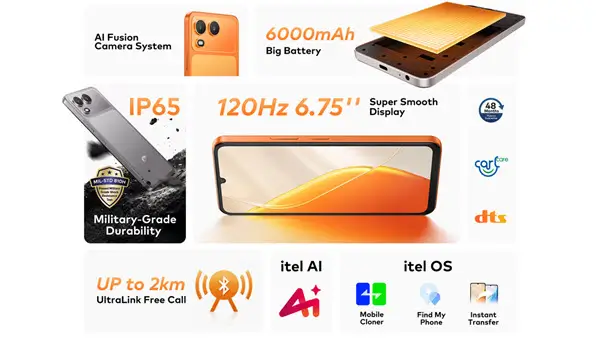 مميزات ايتل اي 200 بلس