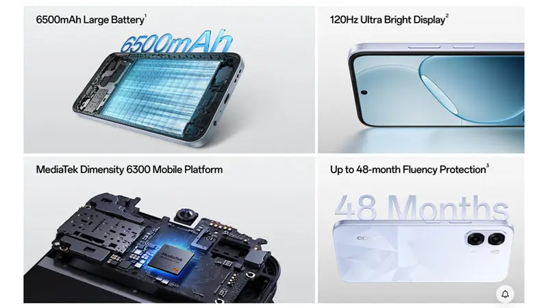 مميزات هاتف اوبو K14x