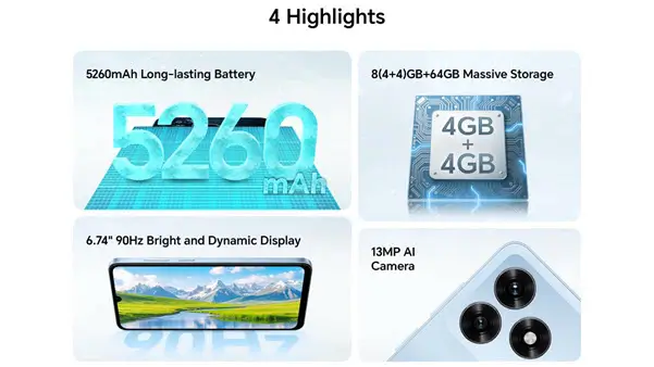 مميزات هونر اكس 5 دي