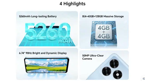 شاشة هونر اكس 5 دي بلس